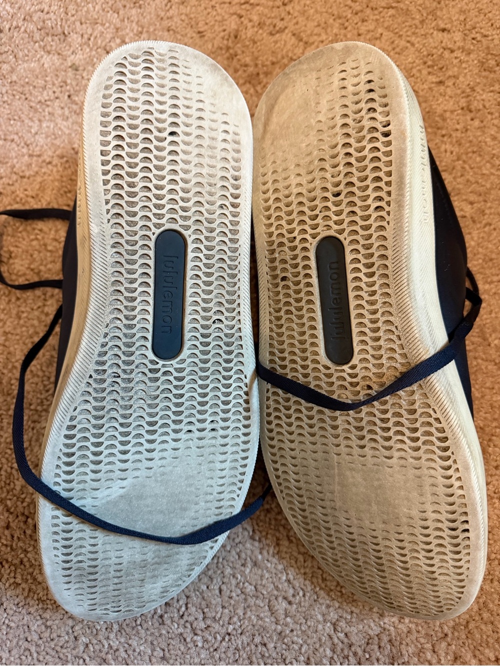 lululemon athletica Men’s Navy and White Sneakers - Picture 4 of 4